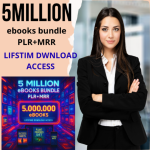5 Million eBooks Mega Bundle Plr Mrr, Resellable Ebooks