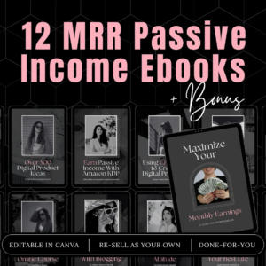 MRR Passive Income eBook Bundle, master resell rights
