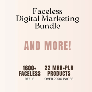 22 Faceless Digital Marketing MRR Products