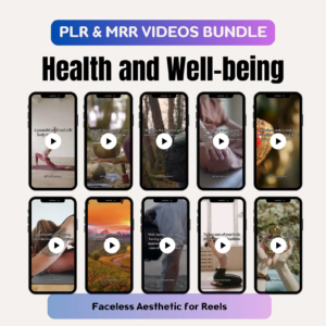 Health & Well-Being Viral Videos Bundle V3 — 50 Brand-New Editable Viral Videos with PLR & MRR